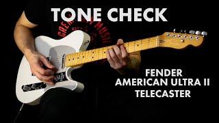 TONE CHECK: Fender American Ultra II Telecaster Maple Demo | Cream City Music