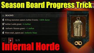 Diablo 4 | Season Board Progress Trick
