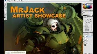 Artist Showcase: MrJack [digital painting commentary]