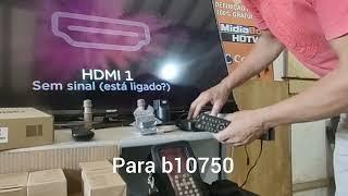 apontou antena com satlink na banda KU  no receptor não deu imagem mudar a frequência para 10750