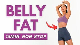 LOSE YOUR BELLY FAT in 1 Week  15 MIN Standing Abs Workout - No Squat, No Lunge, No Jumping