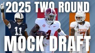 Two Round 2025 NFL Mock Draft With Trades