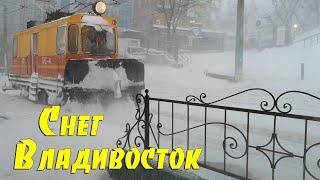 Снег во Владивостоке, Луговая, 2021.
