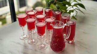 RAMAZAN ŞERBETİ BUDUR İÇMELERE DOYAMAYACAKSINIZ  RENGİNE VE LEZZETİNE BAYILACAKSINIZ / İÇECEK