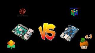 OrangePi PC RetrorangePi 4.3 Vs RaspberryPi 4 4Gb LAKKA