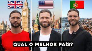 Qual o melhor país para brasileiro imigrar? EUA x Portugal x Inglaterra