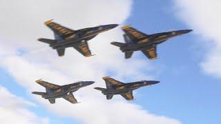 Blue Angels At Winter Training Monday 1-27-25