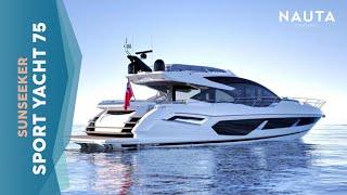 Sunseeker sport yacht 75 - POV boat tour esterni e cabine