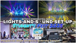 LIGHTS AND SOUND SET UP For 2 Days at PSU URDANETA CITY, PANTROPEEKO | EE Student's Fest 2025| UMD