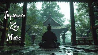 Japanese Flute Music on a Rainy Day - Japanese Flute Music For Soothing, Meditation, Deep Sleep