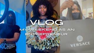 Make a flower Money Bouquet with me and How i spent my weekend as an entrepreneur #vlog