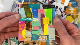 Mini Abstract Stapled Collage Timelapse