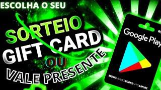 Gift card ou vale presente Grátis