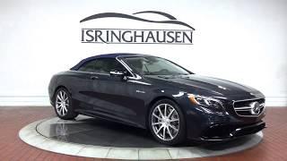 2017 Mercedes-Benz AMG S 63 Cabriolet in Anthracite Blue Metallic - 025850