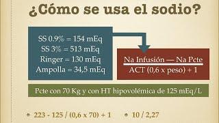 Sodio: Hiponatremia e hipernatremia