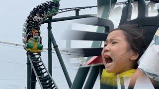 Dana's First Extreme Roller-Coaster ExperienceㅣKorean-Filipino Family