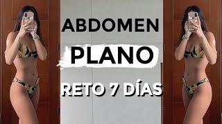 EJERCICIOS PARA ABDOMEN Y CINTURA! Rutina Para Abdomen Plano & Cintura Pequeña! *RETO 7 DÍAS*