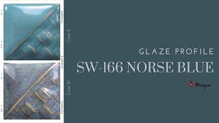 SW 166 Norse Blue Glaze Profile