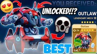 NEW Legendary Mech Outlaw Unlocked!!  - Mech Arena