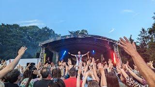 10 year old Jake Collisson rocks Painshill with Rick Parfitt Jnr and the RPJ Band