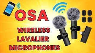 OSA WIRELESS LAVALIER MICROPHONES - UNBOXING AND TEST