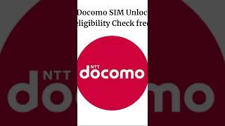 SIM Unlock Japan Docomo eligibility? Is it supported or not?#shortvideo #apple #shorts