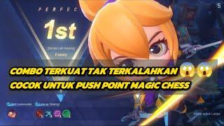 GAME PLAY MAGIC CHESS TERKUAT 2024 || FANNY SKILL 1 AUTO TAK TERKALAHKAN  #mobilelegends #mlbb