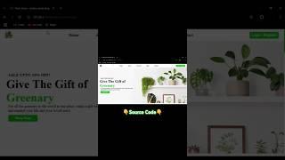 Responsive Plant Store Website #html #css #javascript #webdesign #webdevelopment #frontend #shorts