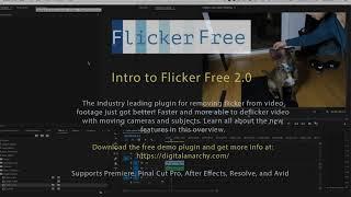 Flicker Free 2.0: Plugin for deflickering video footage. Save your footage!