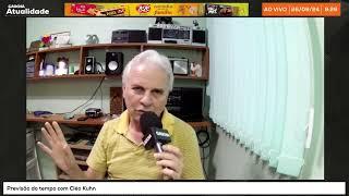 Chuva de granizo no Rio Grande do Sul: Cléo Kuhn fala sobre previsão do tempo | Atualidade