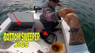 SHEEPSHEAD fishing at it's BEST*** Bottom Sweeper jigs and fiddler crabs. YOU CANT GO WRONG!!!