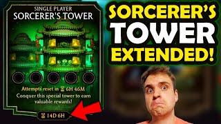 MK Mobile. Sorcerer's Tower EXTENDED for Extra Week... But It's a GOOD THING! Here is WHY...