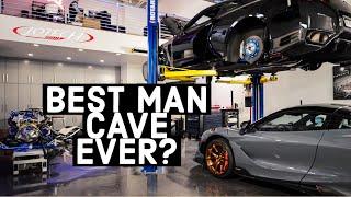 he actually BUILT his DREAM GARAGE | Jotech Tours