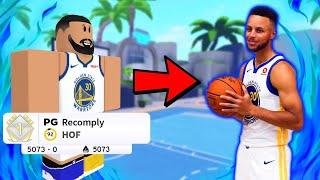 PLAYING AS STEPHEN CURRY IN ROBLOX!? (HOOPZ)