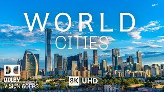 Most Beautiful Cities In The World 8K Video Ultra HD With Soft Piano Music - 60 FPS - 8K Nature Film