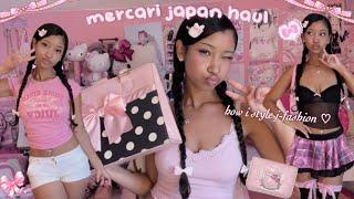 cute japan mercari haul + styling j-fashion brands!  (buyee)