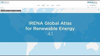 IRENA Global Atlas for Renewable Energy 4.1 Demo