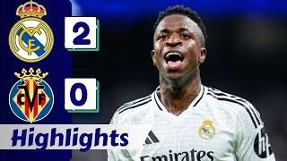 Real Madrid vs Villarreal 2-0 Resumen | Liga 2024/25