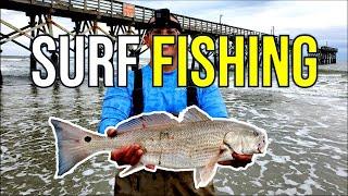 Surf Fishing a South Carolina Rising Tide