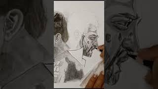 RRR artwork | Shivam Rai arts  #shorts #rrr #ramcharan #jrntr #art