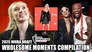 WHOLESOME COMPILATION  Sweetest & supportive moments of the 2025 WNBA Draft ⭐️