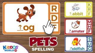 Guess the first letter of Pet's names