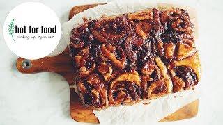 vegan strawberry sticky buns | hot for food