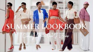 SUMMER LOOKBOOK | CASUAL CHIC OUTFIT IDEAS 2025 | ama loves beauty
