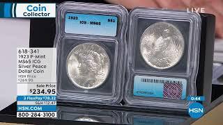 1923 PMint MS65 ICG Silver Peace Dollar Coin