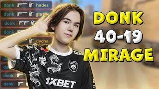 CS2 POV | donk [KD 2.11] (Mirage) FACEIT RANKED | 40-19 + VOICE