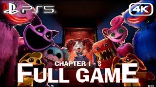 Poppy Playtime Chapter 1 to 3 PS5 - FULL GAME Walkthrough (4K 60FPS) No Commentary