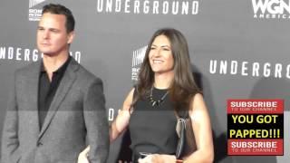 Joby Harold and Tory Tunnell at the WGN America's Underground World Premiere at Ace Hotel in Los Ang