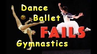 Ballet VS Gymnastics / Dance FAILS FALLS MISTAKES