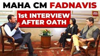 Maharashtra CM Devendra Fadnavis Exclsuive Interview With India Today 1st Interview After Oath